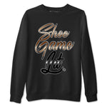 Foams One Metallic Copper shirts to match jordans Shoe Game Lit Shoe Lace sneaker match tees Air Foamposite One Metallic Copper match shoes to clothes SNRT Sneaker Tees unisex cotton Black 2 shirts