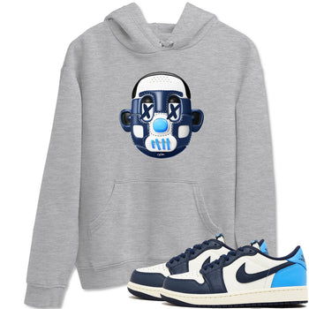 1s Obsidian shirts to match jordans Shoe Head sneaker match tees Air Jordan 1 Low OG Obsidian match shoes to clothes SNRT Sneaker Tees unisex cotton Heather Grey 1 shirts