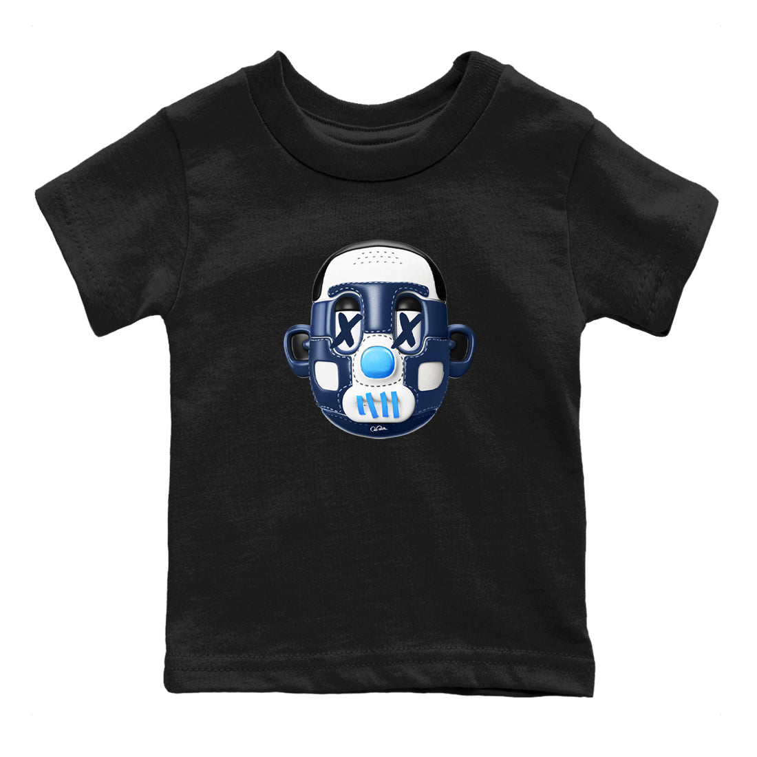 1s Obsidian shirts to match jordans Shoe Head sneaker match tees Air Jordan 1 Low OG Obsidian match shoes to clothes SNRT Sneaker Tees Youth Baby Black 2 tee