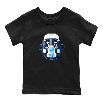 1s Obsidian shirts to match jordans Shoe Head sneaker match tees Air Jordan 1 Low OG Obsidian match shoes to clothes SNRT Sneaker Tees Youth Baby Black 2 tee