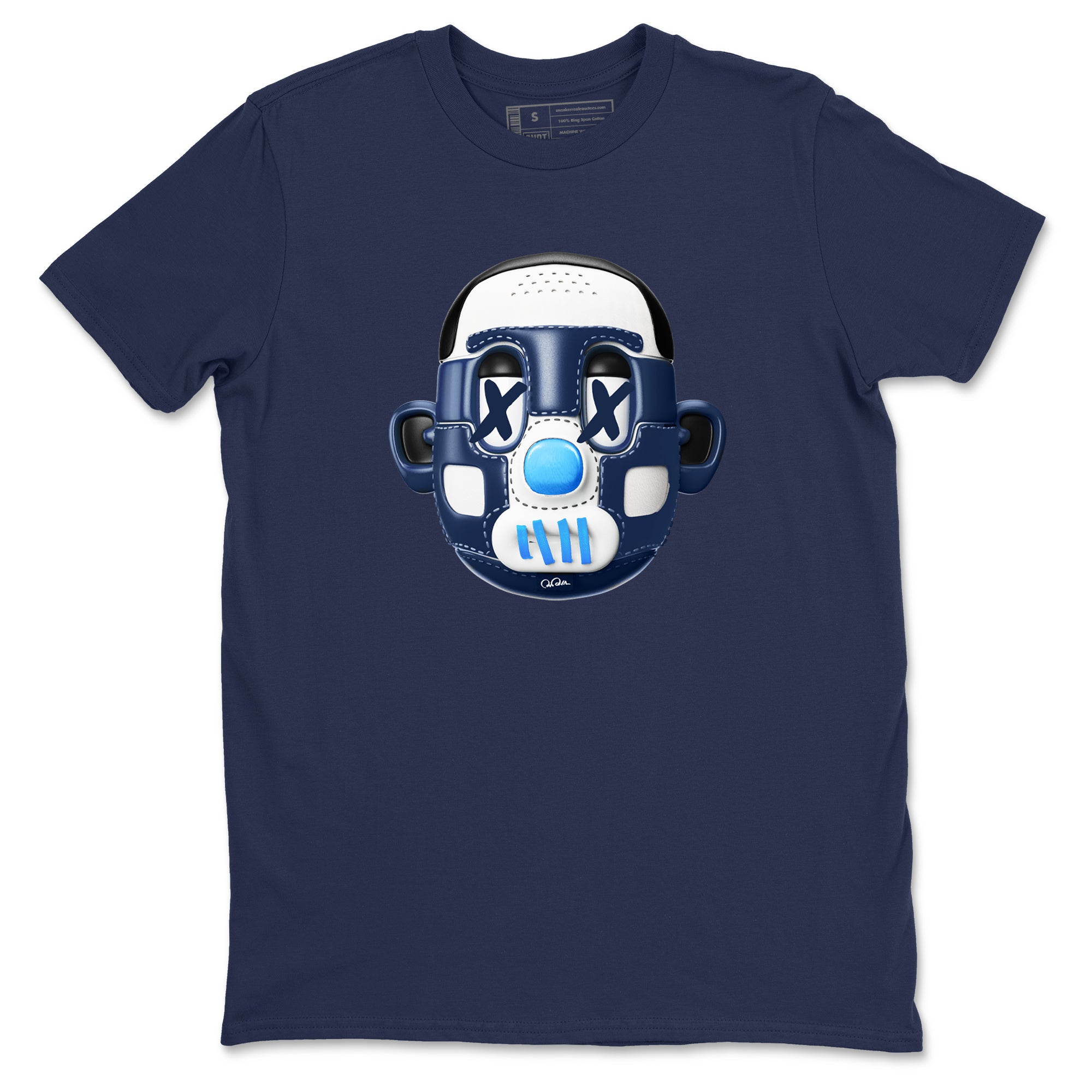 1s Obsidian shirts to match jordans Shoe Head sneaker match tees Air Jordan 1 Low OG Obsidian match shoes to clothes SNRT Sneaker Tees unisex cotton Navy 2 shirts