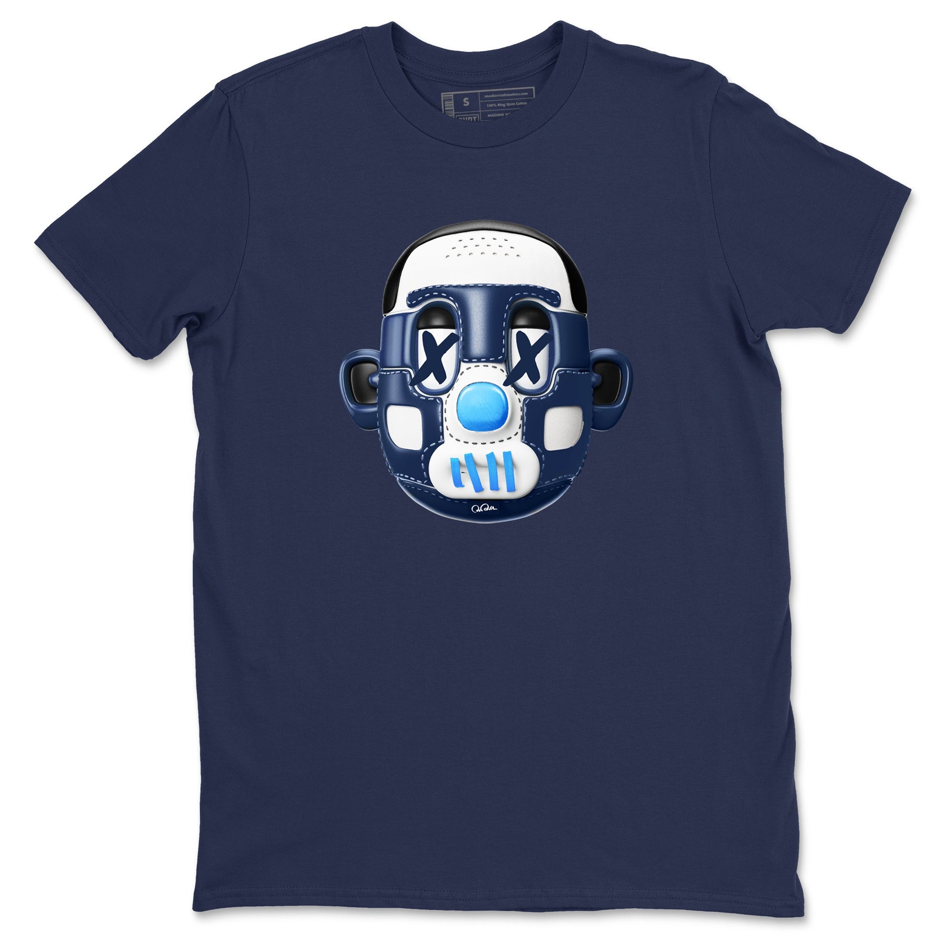 1s Obsidian shirts to match jordans Shoe Head sneaker match tees Air Jordan 1 Low OG Obsidian match shoes to clothes SNRT Sneaker Tees unisex cotton Navy 2 shirts