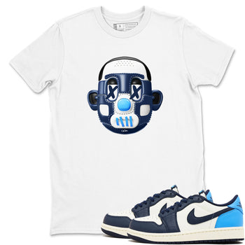 1s Obsidian shirts to match jordans Shoe Head sneaker match tees Air Jordan 1 Low OG Obsidian match shoes to clothes SNRT Sneaker Tees unisex cotton White 1 shirts