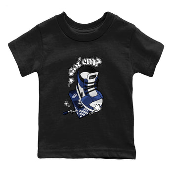 1s Midnight Navy shirts to match jordans Shoe In The Box sneaker match tees Air Jordan 1 Midnight Navy match shoes to clothes SNRT Sneaker Tees Youth Baby Black 2 tee