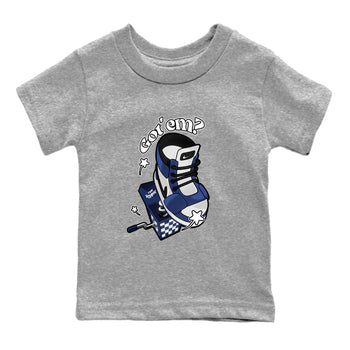 1s Midnight Navy shirts to match jordans Shoe In The Box sneaker match tees Air Jordan 1 Midnight Navy match shoes to clothes SNRT Sneaker Tees Youth Baby Heather Grey 2 tee