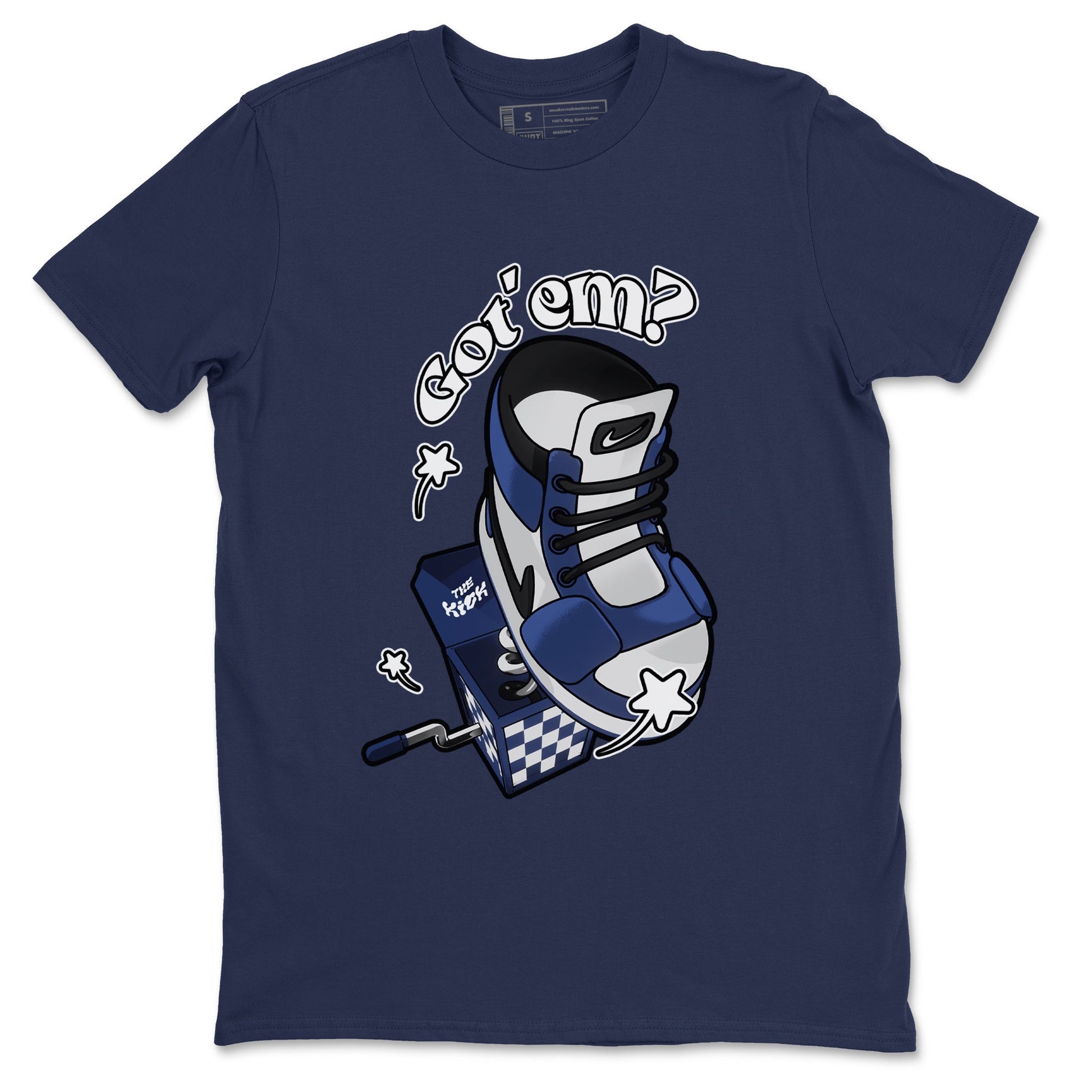 1s Midnight Navy shirts to match jordans Shoe In The Box sneaker match tees Air Jordan 1 Midnight Navy match shoes to clothes SNRT Sneaker Tees unisex cotton Navy 2 shirts