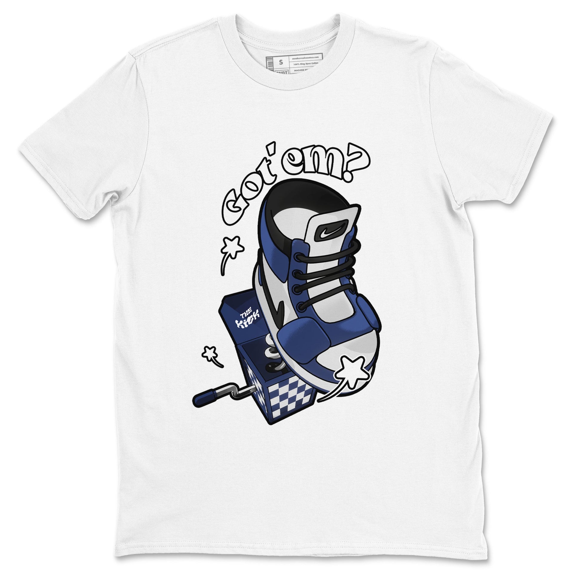 1s Midnight Navy shirts to match jordans Shoe In The Box sneaker match tees Air Jordan 1 Midnight Navy match shoes to clothes SNRT Sneaker Tees unisex cotton White 2 shirts