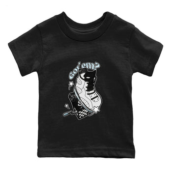 AJ6 White Black shirts to match jordans Shoe In The Box sneaker match tees Air Jordan 6 White Black SNRT Sneaker Tees streetwear brand Baby and Youth Black 2 cotton tee