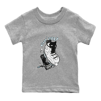AJ6 White Black shirts to match jordans Shoe In The Box sneaker match tees Air Jordan 6 White Black SNRT Sneaker Tees streetwear brand Baby and Youth Heather Grey 2 cotton tee