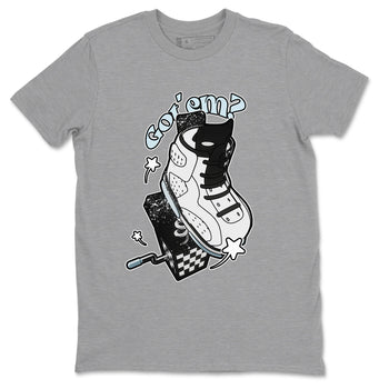 AJ6 White Black shirts to match jordans Shoe In The Box sneaker match tees Air Jordan 6 White Black SNRT Sneaker Tees streetwear brand Heather Grey 2 unisex cotton tee