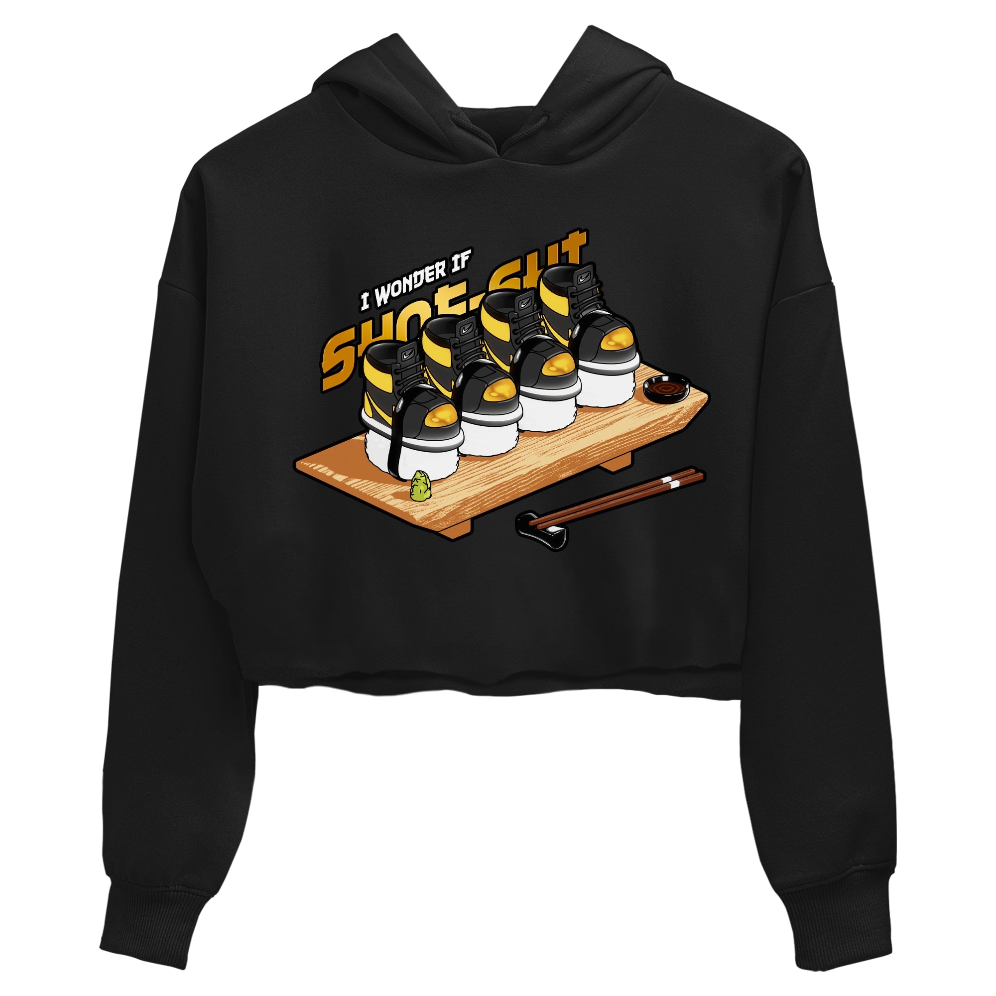 1s Black Metallic Gold shirts to match jordans Shoe-Shi sneaker match tees Jordan 1 High OG Black and Gold SNRT Sneaker Tees streetwear brand Black 2 crop tee