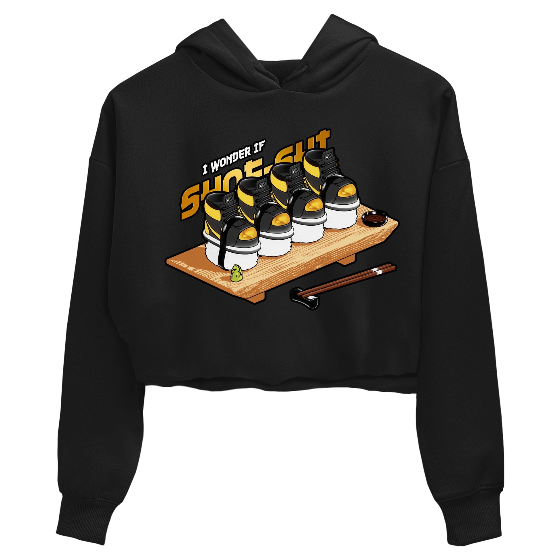 1s Black Metallic Gold shirts to match jordans Shoe-Shi sneaker match tees Jordan 1 High OG Black and Gold SNRT Sneaker Tees streetwear brand Black 2 crop tee