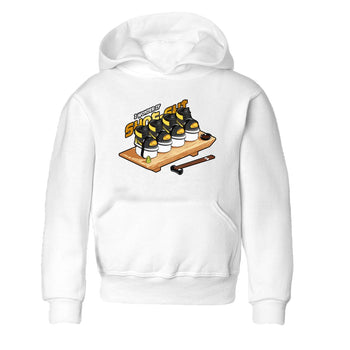 1s Black Metallic Gold shirts to match jordans Shoe-Shi sneaker match tees Jordan 1 High OG Black and Gold SNRT Sneaker Tees streetwear brand Baby and Youth White 2 cotton tee