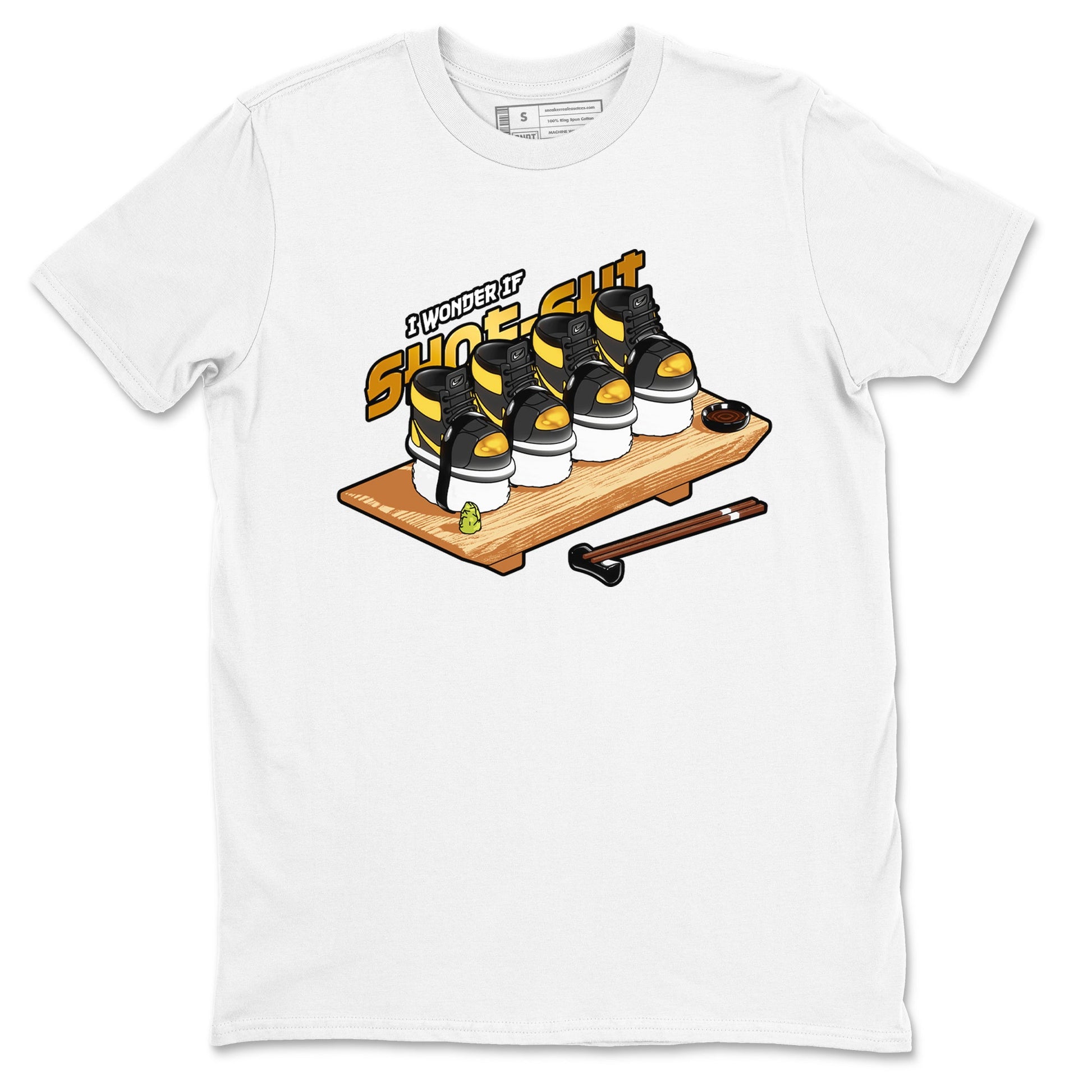 1s Black Metallic Gold shirts to match jordans Shoe-Shi sneaker match tees Jordan 1 High OG Black and Gold SNRT Sneaker Tees streetwear brand White 2 unisex cotton tee