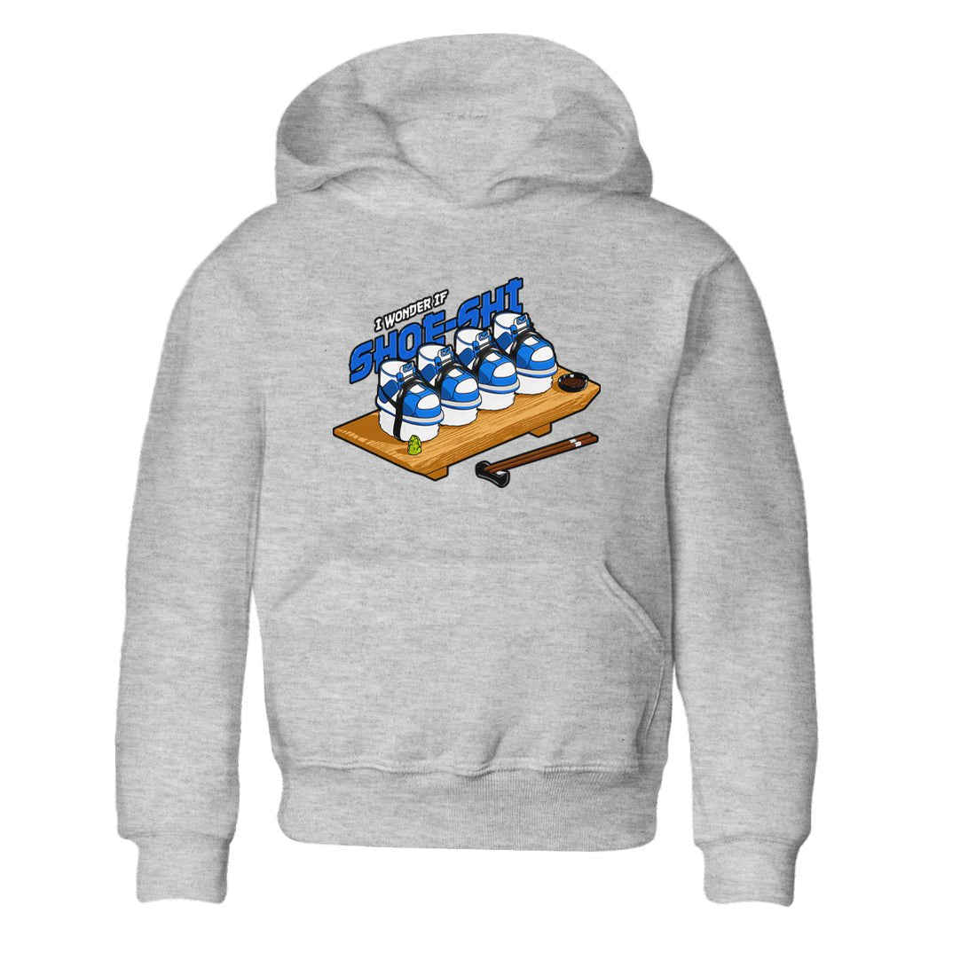 AJ1 Game Royal shirt to match jordans Shoe-Shi sneaker tees Air Jordan 1 Game Royal SNRT sneaker release tees baby toddler Heather Grey 2 cotton Shirt