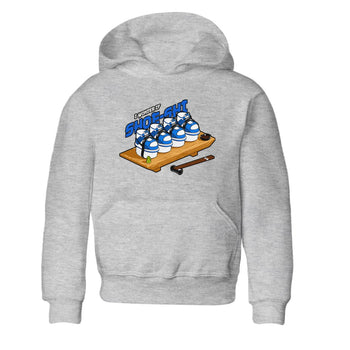 AJ1 Game Royal shirt to match jordans Shoe-Shi sneaker tees Air Jordan 1 Game Royal SNRT sneaker release tees baby toddler Heather Grey 2 cotton Shirt