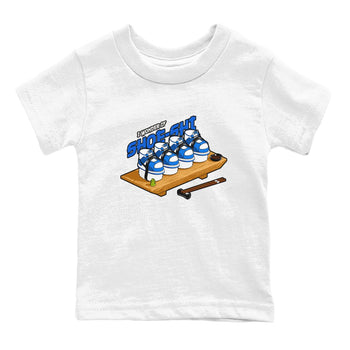 AJ1 Game Royal shirt to match jordans Shoe-Shi sneaker tees Air Jordan 1 Game Royal SNRT sneaker release tees baby toddler White 2 cotton Shirt