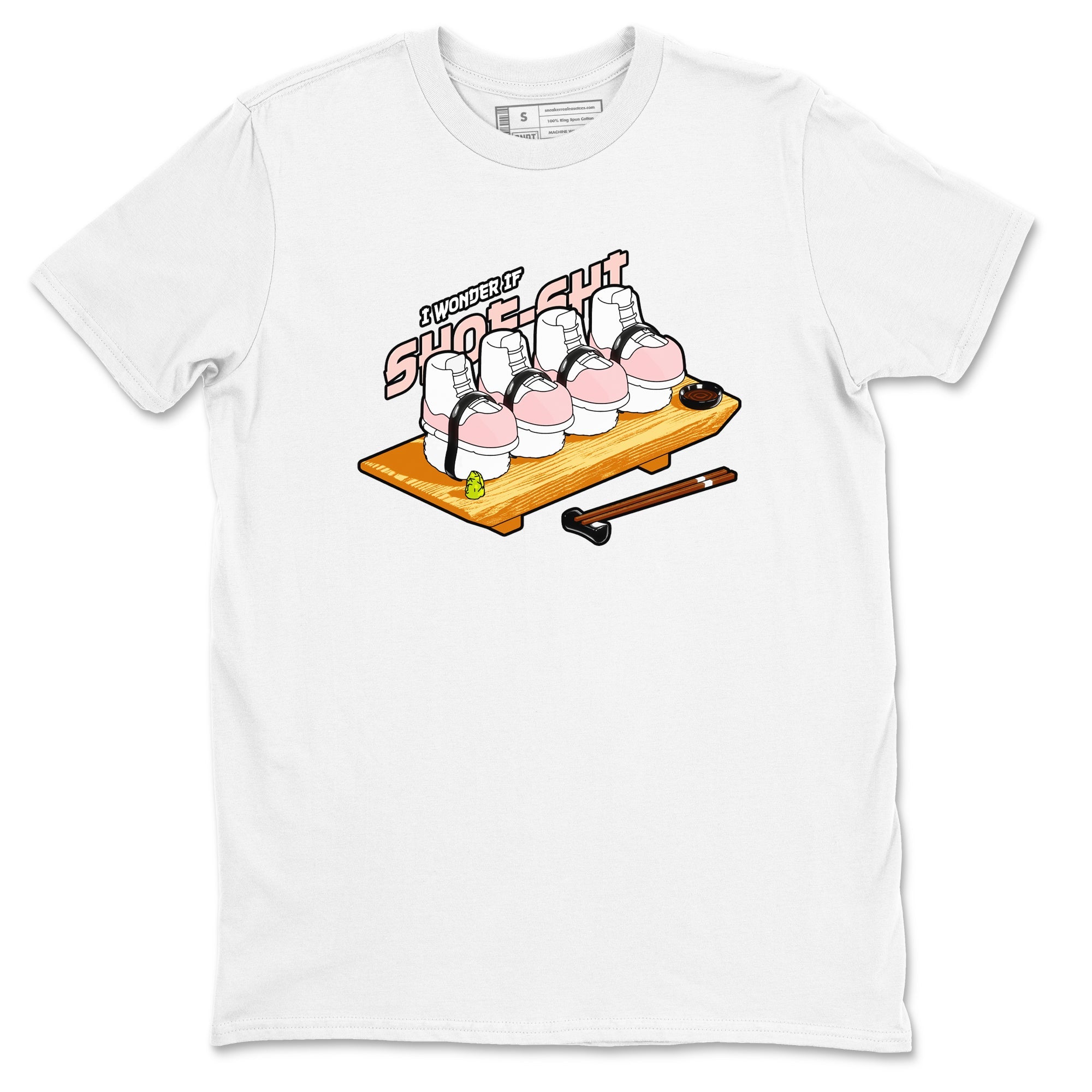 11s Legend Pink shirts to match jordans Shoe-Shi sneaker match tees Air Jordan 11 Legend Pink SNRT Sneaker Tees streetwear brand White 2 unisex cotton tee