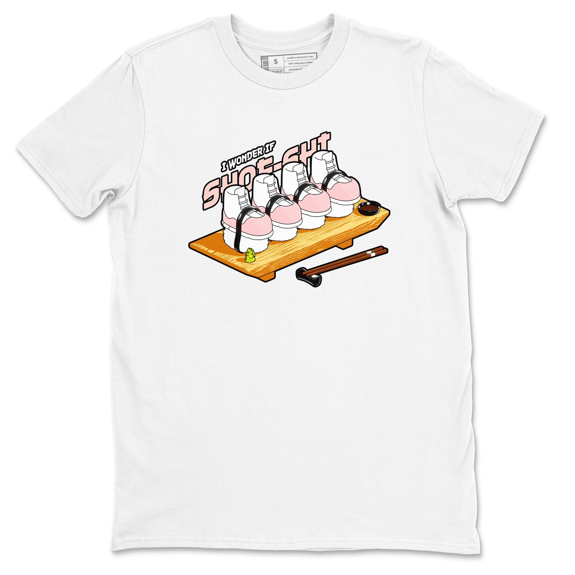 11s Legend Pink shirts to match jordans Shoe-Shi sneaker match tees Air Jordan 11 Legend Pink SNRT Sneaker Tees streetwear brand White 2 unisex cotton tee