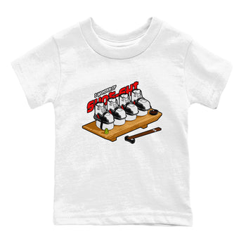 12s Taxi Flip shirts to match jordans Shoe-Shi sneaker match tees Air Jordan 12 Taxi Flip SNRT Sneaker Tees streetwear brand Baby and Youth White 2 cotton tee