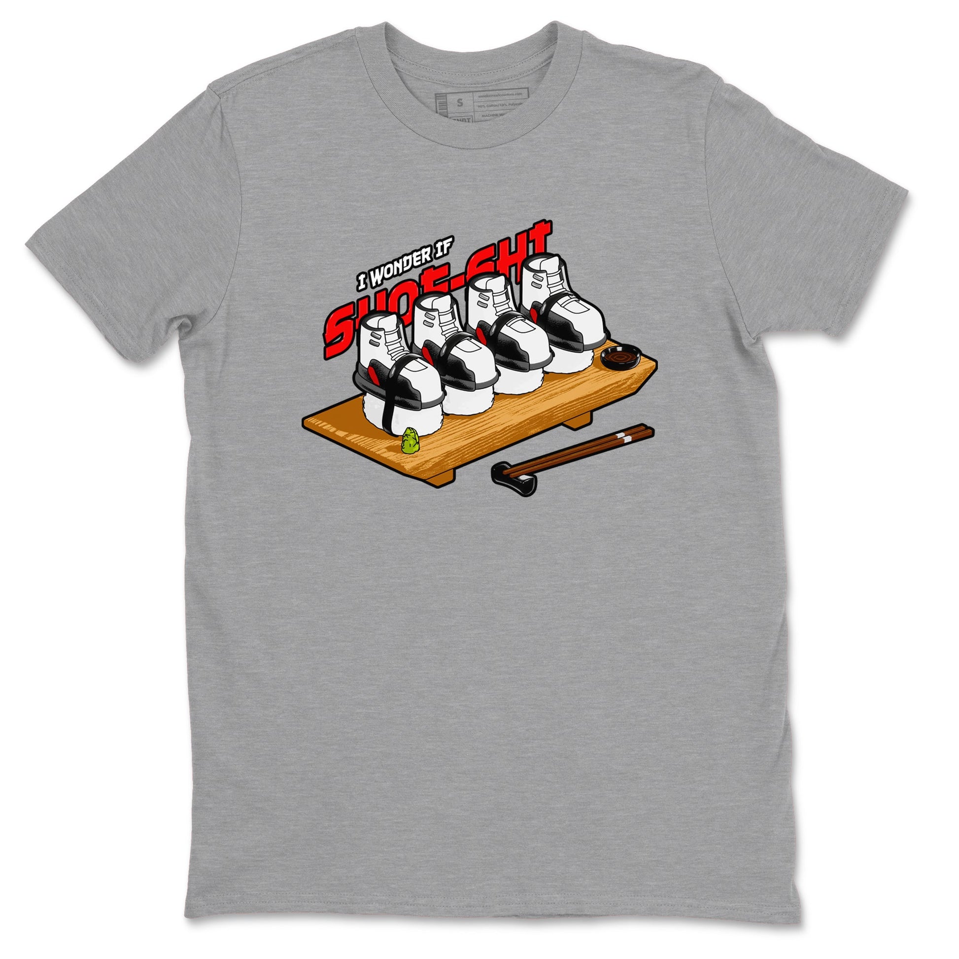 12s Taxi Flip shirts to match jordans Shoe-Shi sneaker match tees Air Jordan 12 Taxi Flip SNRT Sneaker Tees streetwear brand Heather Grey 2 unisex cotton tee