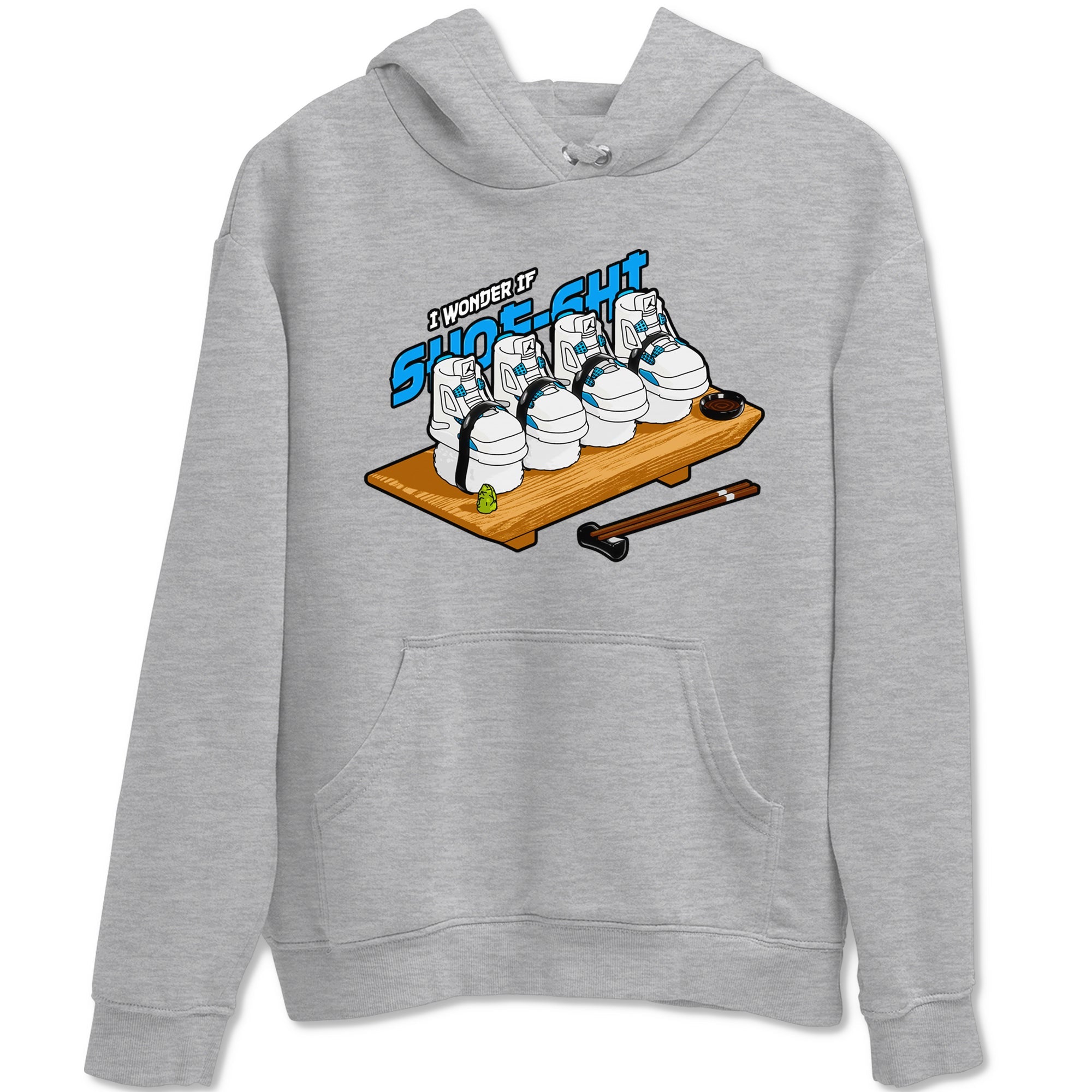 Air Jordan 4 Industrial Blue shirt to match jordans Shoe-Shi sneaker tees Air Jordan 4 Military Blue SNRT Sneaker Release Tees unisex cotton Heather Grey 2 crew neck shirt