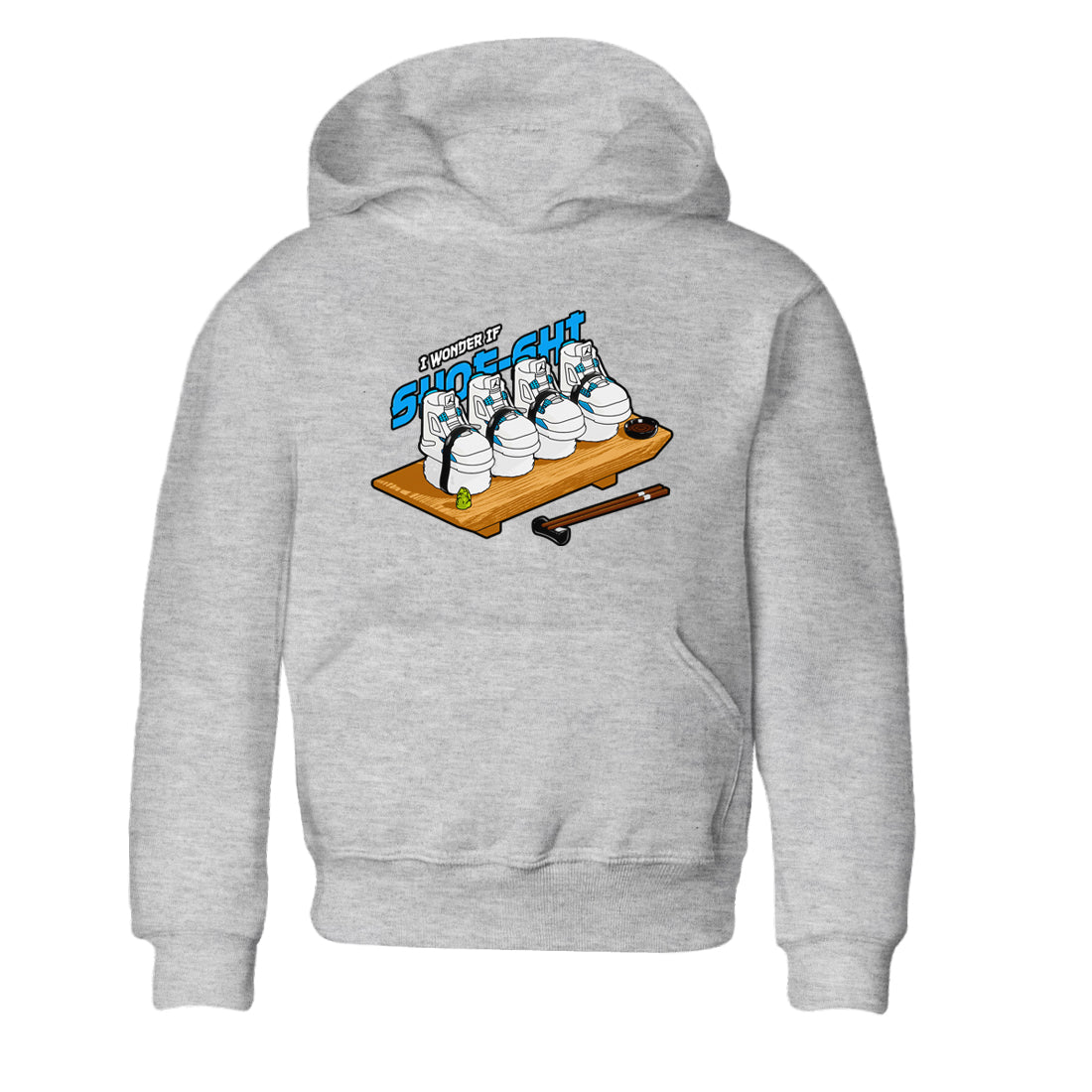Air Jordan 4 Industrial Blue shirt to match jordans Shoe-Shi sneaker tees Air Jordan 4 Military Blue SNRT sneaker release tees baby toddler Heather Grey 2 cotton Shirt