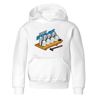 Air Jordan 4 Industrial Blue shirt to match jordans Shoe-Shi sneaker tees Air Jordan 4 Military Blue SNRT sneaker release tees baby toddler White 2 cotton Shirt