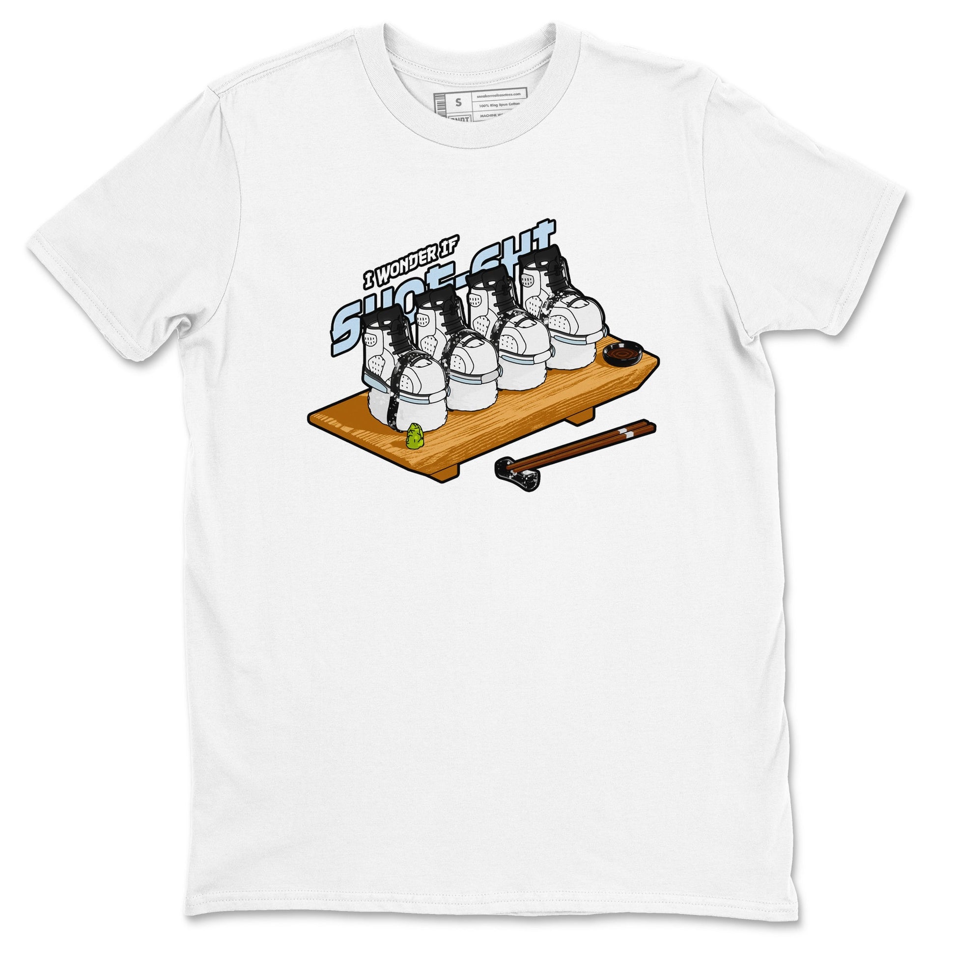 AJ6 White Black shirts to match jordans Shoe-Shi sneaker match tees Air Jordan 6 White Black SNRT Sneaker Tees streetwear brand White 2 unisex cotton tee
