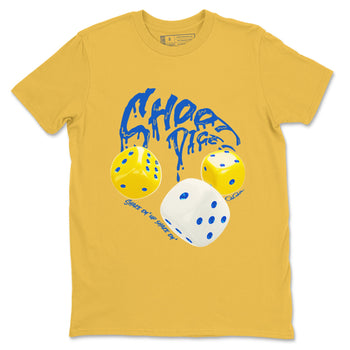 1s Travis Scott Canary shirt to match jordans Shoot Dice sneaker tees Air Jordan 1 Travis Scott Canary SNRT Sneaker Release Tees unisex cotton Daisy 2 crew neck shirt