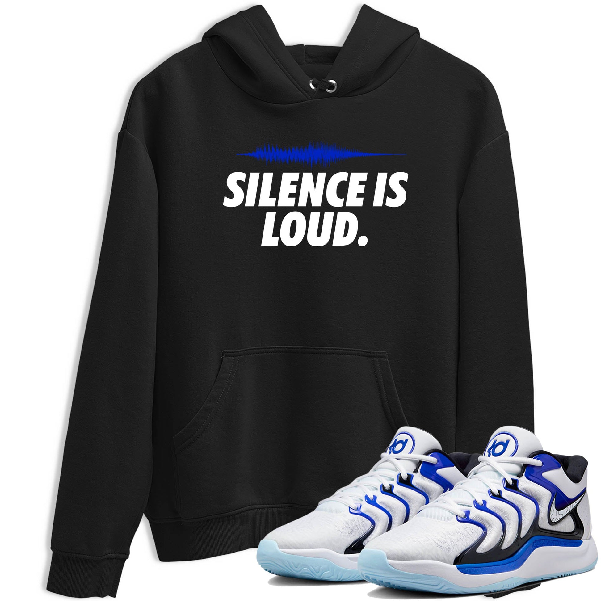 Sneaker Threads – Sneaker Tees To Match Nike KD 17 Penny – Silence Is Loud Graphic Tee Black 1. Perfect for Jordan releases 2025 colorways. Perfect for Kevin Durant basketball sneaker releases and retro Penny-inspired 2025 colorways.