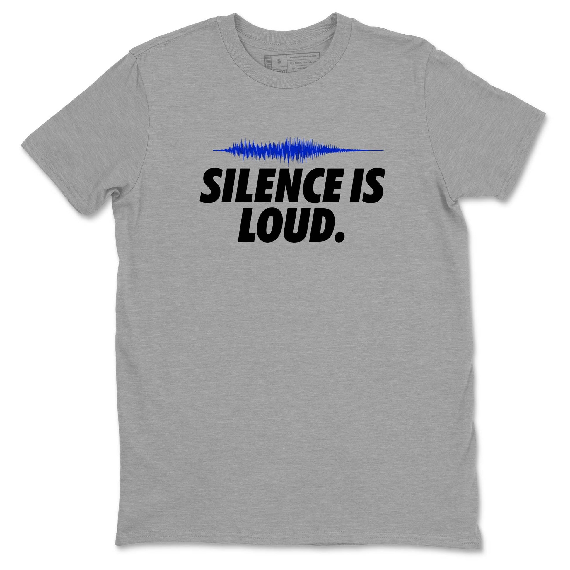 Sneaker Threads – Sneaker Tees To Match Nike KD 17 Penny – Silence Is Loud Graphic Tee Heather Grey 2. Perfect for Jordan releases 2025 colorways. Perfect for Kevin Durant basketball sneaker releases and retro Penny-inspired 2025 colorways.