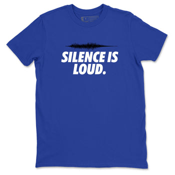 Sneaker Threads – Sneaker Tees To Match Nike KD 17 Penny – Silence Is Loud Graphic Tee Royal Blue 2. Perfect for Jordan releases 2025 colorways. Perfect for Kevin Durant basketball sneaker releases and retro Penny-inspired 2025 colorways.