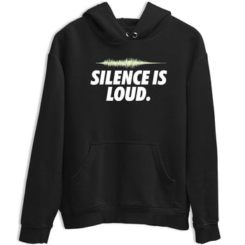 Sneaker Threads – Sneaker Tees To Match Nike KD 18 Halloween – Silence is Loud Graphic Tee Black 2. Perfect for Jordan releases 2025 colorways. Perfect for Kevin Durant sneaker releases and Halloween 2025 colorways.