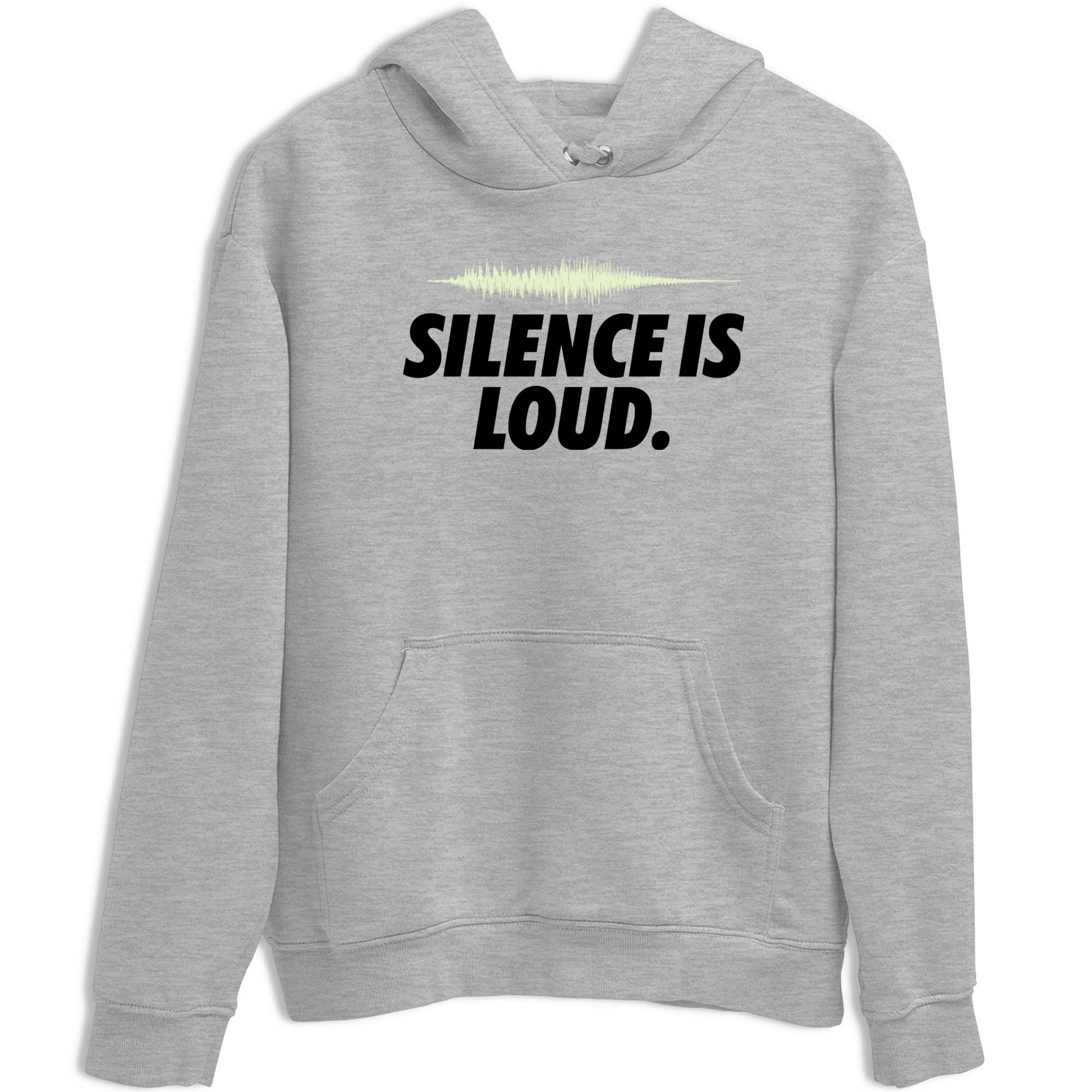 Sneaker Threads – Sneaker Tees To Match Nike KD 18 Halloween – Silence is Loud Graphic Tee Heather Grey 2. Perfect for Jordan releases 2025 colorways. Perfect for Kevin Durant sneaker releases and Halloween 2025 colorways.