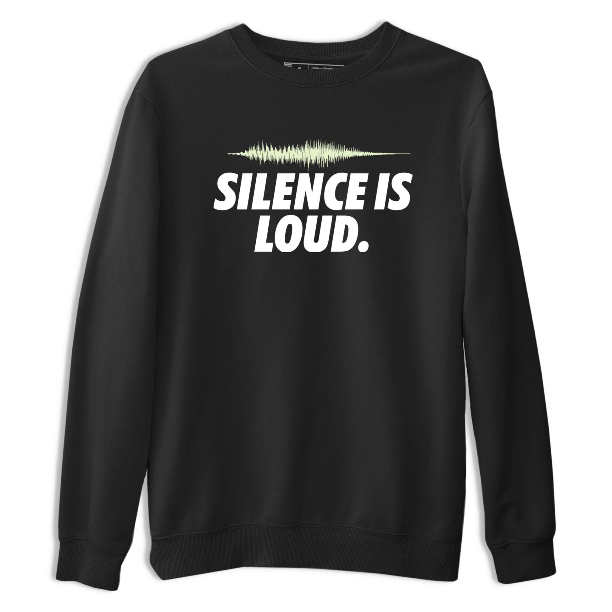 Sneaker Threads – Sneaker Tees To Match Nike KD 18 Halloween – Silence is Loud Graphic Tee Black 2. Perfect for Jordan releases 2025 colorways. Perfect for Kevin Durant sneaker releases and Halloween 2025 colorways.