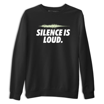 Sneaker Threads – Sneaker Tees To Match Nike KD 18 Halloween – Silence is Loud Graphic Tee Black 2. Perfect for Jordan releases 2025 colorways. Perfect for Kevin Durant sneaker releases and Halloween 2025 colorways.