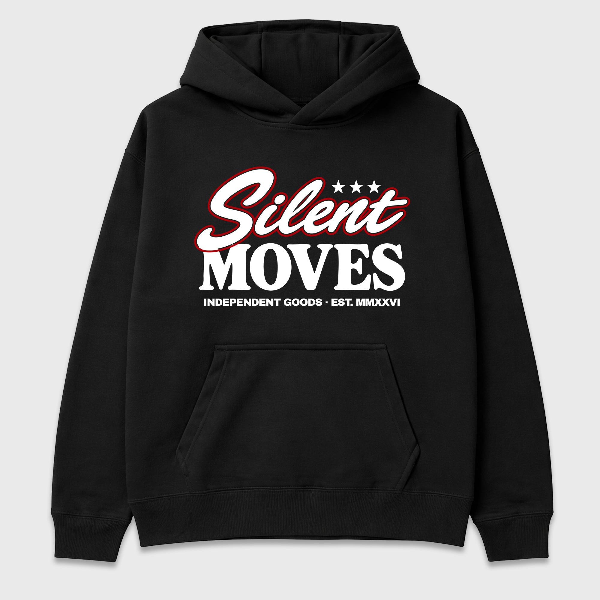 Silent Moves Graphic T-Shirt featuring original streetwear artwork designed to match the Air Jordan 9 True Red. Black 2 Graphic Tee.