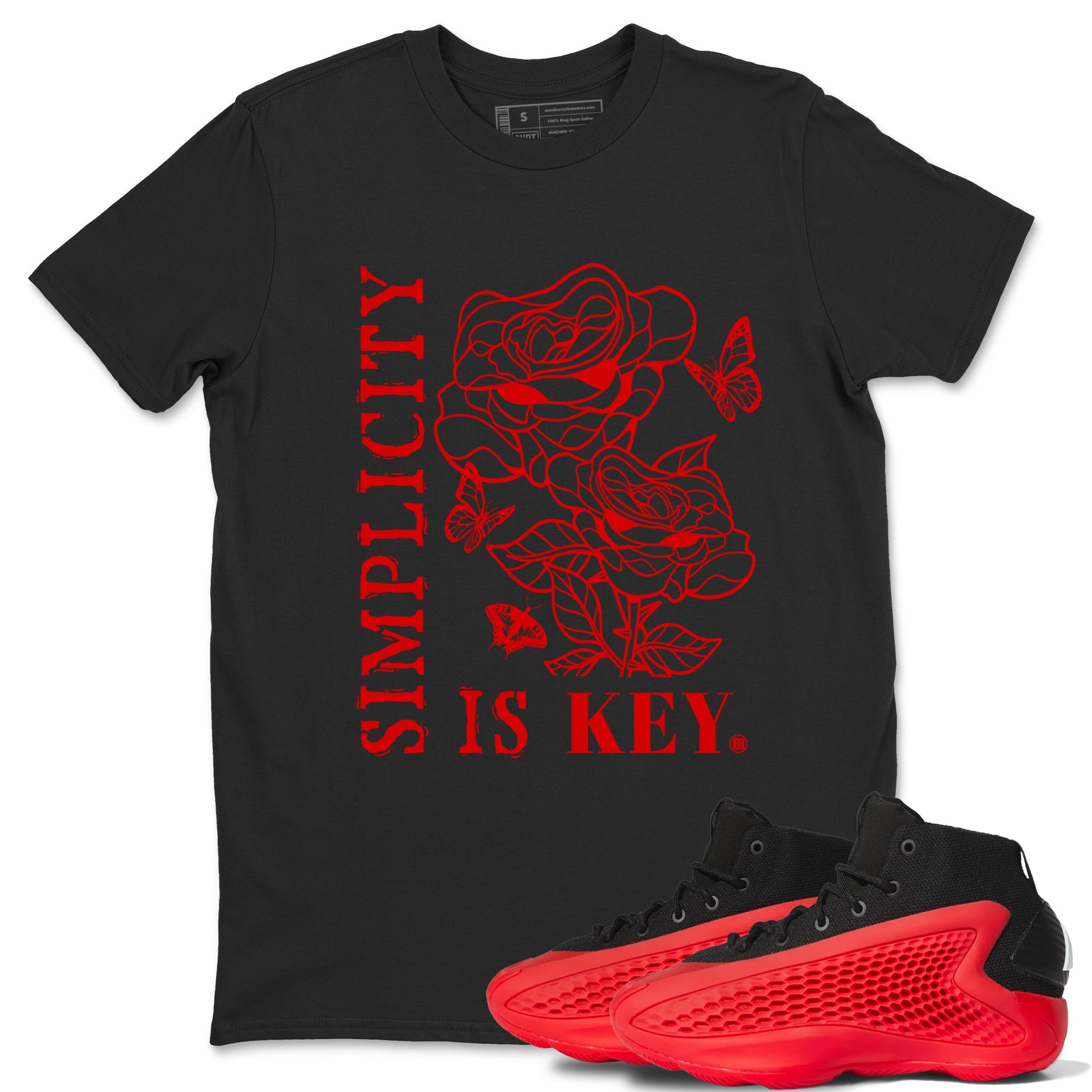 AE 1 Bred Shirts To Match Jordans Simplicity Is Key sneaker match tees AE 1 Bred Tee SNRT Sneaker Release Tees unisex cotton Black 1 crew neck shirts