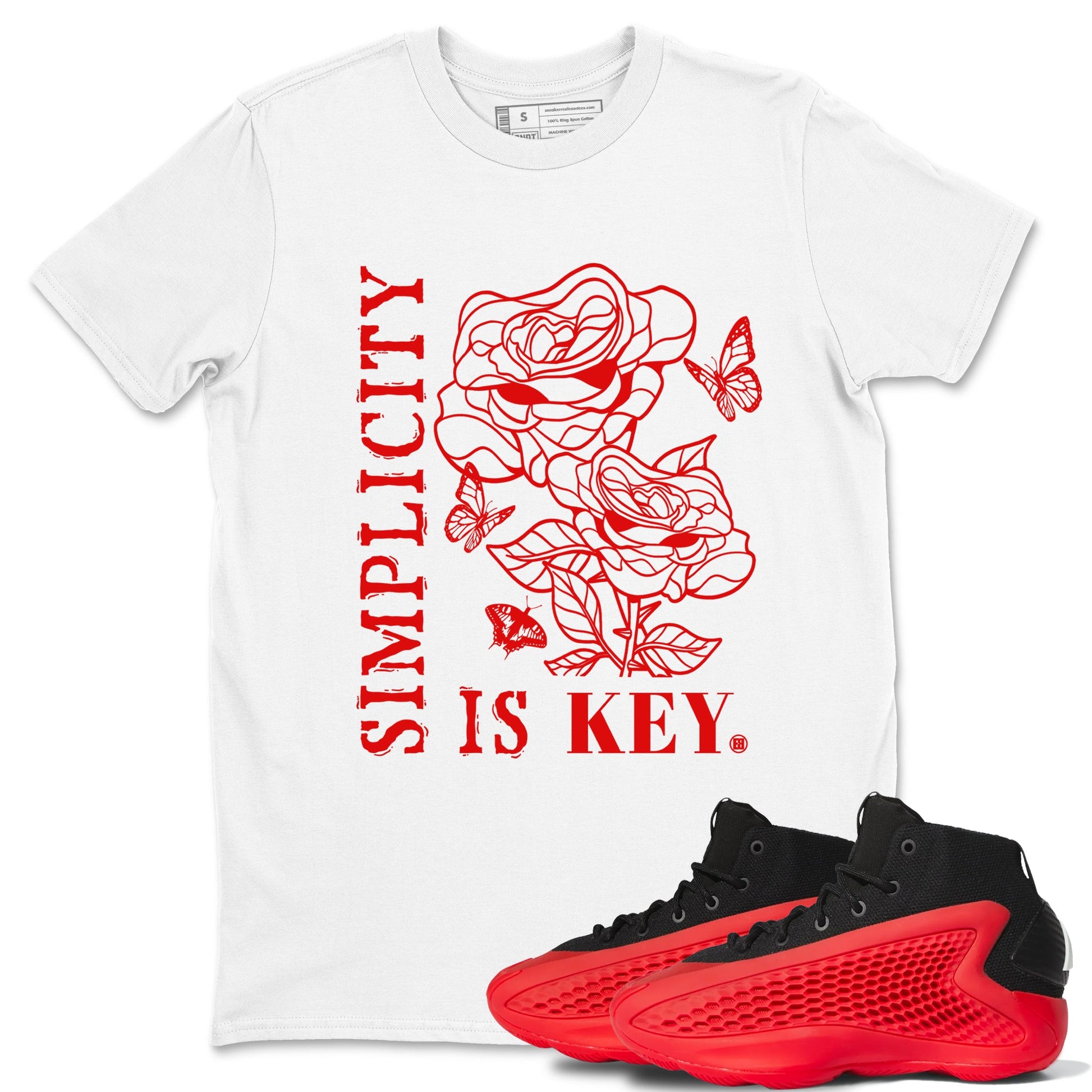 AE 1 Bred Shirts To Match Jordans Simplicity Is Key sneaker match tees AE 1 Bred Tee SNRT Sneaker Release Tees unisex cotton White 1 crew neck shirts