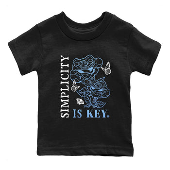 11s Legend Blue shirts to match jordans Simplicity Is Key sneaker match tees Air Jordan 11 Retro Legend Blue match shoes to clothes SNRT Sneaker Tees Youth Baby Black 2 tee