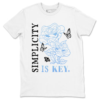 11s Legend Blue shirts to match jordans Simplicity Is Key sneaker match tees Air Jordan 11 Retro Legend Blue match shoes to clothes SNRT Sneaker Tees unisex cotton White 2 shirts