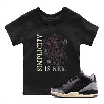 3s A Ma Maniere x Black Shirts To Match Jordans Simplicity Is Key sneaker match tees Air Jordan 3 A Ma Maniere x Black And Flat Pewter T-Shirt SNRT Sneake Sneaker Release Tees Youth Baby Black 1 crew neck shirts