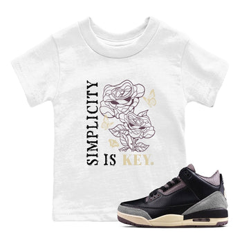 3s A Ma Maniere x Black Shirts To Match Jordans Simplicity Is Key sneaker match tees Air Jordan 3 A Ma Maniere x Black And Flat Pewter T-Shirt SNRT Sneake Sneaker Release Tees Youth Baby White 1 crew neck shirts