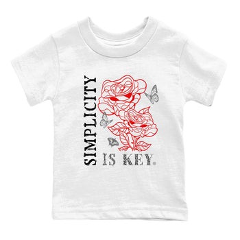 3s Black Cement shirts to match jordans Simplicity Is Key sneaker match tees Air Jordan 3 Retro OG Black Cement match shoes to clothes SNRT Sneaker Tees Youth Baby White 2 tee