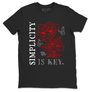 3s Black Cement shirts to match jordans Simplicity Is Key sneaker match tees Air Jordan 3 Retro OG Black Cement match shoes to clothes SNRT Sneaker Tees unisex cotton Black 2 shirts