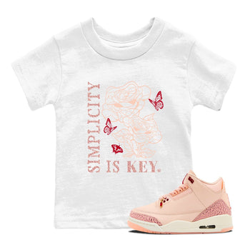 3s Valentines Day shirts to match jordans Simplicity Is Key best t shirts to wear with jordans Air Jordan 3 Valentines Day match shoes to clothes SNRT Sneaker Tees Youth Baby White 1 tee