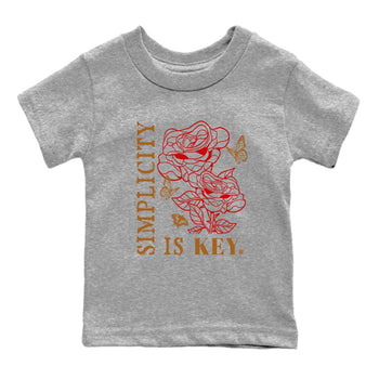 5s Archaeo Brown shirts to match jordans Simplicity Is Key sneaker match tees Air Jordan 5 Archaeo Brown match shoes to clothes SNRT Sneaker Tees Youth Baby Heather Grey 2 tee