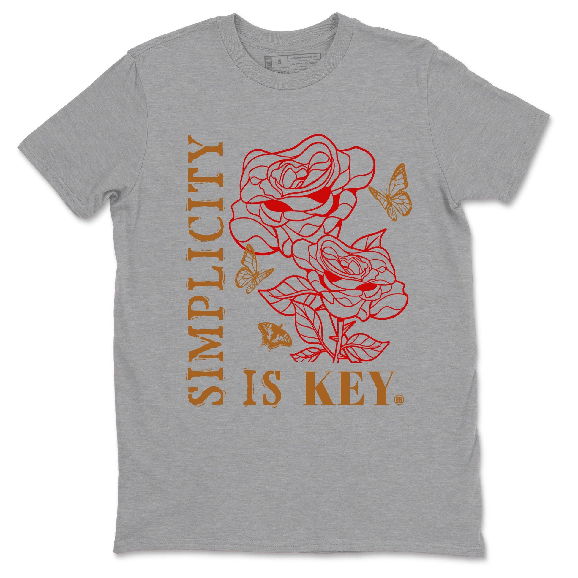 5s Archaeo Brown shirts to match jordans Simplicity Is Key sneaker match tees Air Jordan 5 Archaeo Brown match shoes to clothes SNRT Sneaker Tees unisex cotton Heather Grey 2 shirts