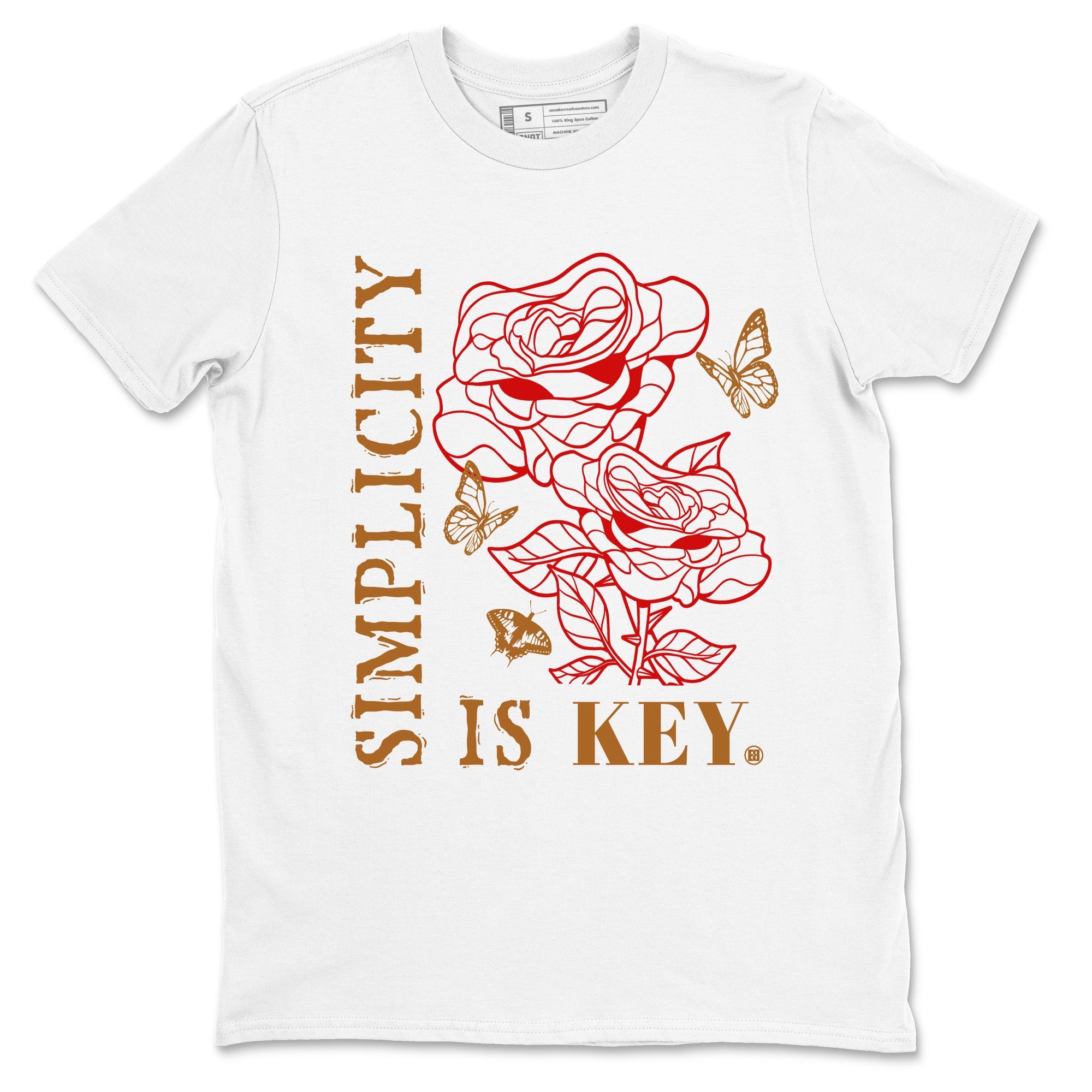 5s Archaeo Brown shirts to match jordans Simplicity Is Key sneaker match tees Air Jordan 5 Archaeo Brown match shoes to clothes SNRT Sneaker Tees unisex cotton White 2 shirts